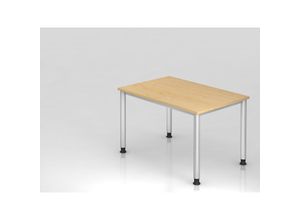 4255681583502 - Proregal-büromöbel Mit Top Leistungsdaten - Sitz-Steh-Schreibtisch Olavi Ahorn Breite 120cm Höhe 685-81cm stufenlos höhenverstellbar Rechteckform