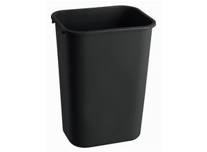 4255681587128 - Rechteckiger Abfallbehälter 39 Liter HxBxT 505x279x387cm Polyethylen Schwarz - Schwarz - Rubbermaid