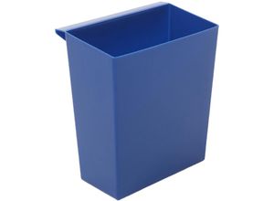 4255681589467 - Einsatzbehälter für viereckigen kegelförmigen Papierkorb HxBxT 265x15x24cm Kunststoff Blau - Blau