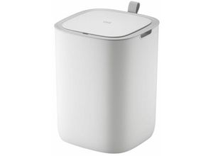 4255681590777 - Proregal-betriebsausstattung Zum Besten Preis - Moderner quadratischer Abfalleimer mit Smart Sensor 12 Liter HxBxT 337x35x25cm Weiß - Weiß