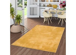 4255686710651 - - Luxus Super Soft Hochflor Langflor Teppich Silky Curry - 140x200 cm