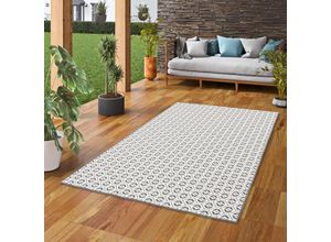 4255686755270 - In- und Outdoor Teppich Beidseitig Cape Cod Grau - 80x240 cm