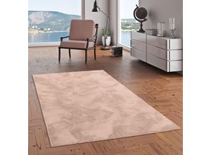 4255686757779 - Luxus Super Soft Fellteppich Pearl Altrosa - 80x150 cm