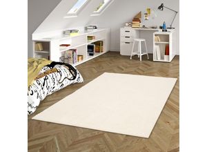 4255686760892 - Super Soft Kinder Hochflor Teppich Silky Kids Creme - 80x150 cm