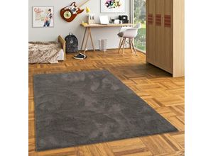 4255686761172 - Super Soft Kinder Hochflor Teppich Silky Kids Anthrazit - 160x230 cm