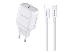 4255698200133 - Schnelladegerät 20W Ladegerät und USB Kabel Type-C zu iOS Geräte 3A