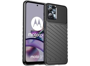 4255698207958 - Markenlos - Thunder Case kompatibel mit Motorola Moto G13 Silikonschutzhülle schwarz