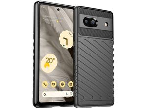 4255698207965 - Markenlos - Thunder Case kompatibel mit Google Pixel 7a Silikonschutzhülle schwarz