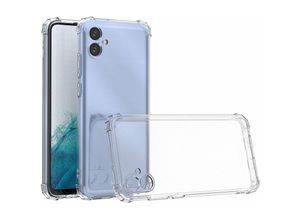 4255698208511 - Markenlos - Anti Shock Armored Kantenschutz Hülle Case kompatibel mit Samsung Galaxy A04e transparent