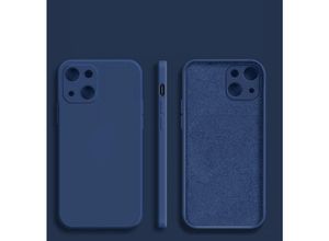 4255698213409 - Cofi 1453 - Bunt Case Hülle mit Kameraschutz Back Cover Bumper Silikon Schutzhülle kompatibel mit iPhone 14 Pro Blau