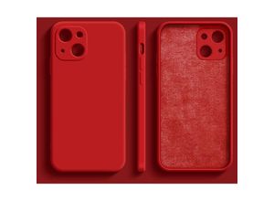 4255698213461 - Cofi 1453 - Bunt Case Hülle mit Kameraschutz Back Cover Bumper Silikon Schutzhülle kompatibel mit iPhone 13 Pro Rot