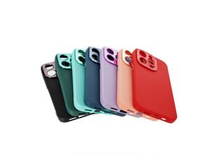 4255698213713 - Cofi 1453 - Hülle mit Kameraschutz Back Cover Bumper tpu Schutzhülle kompatibel mit iPhone 14 Dunkelgrün