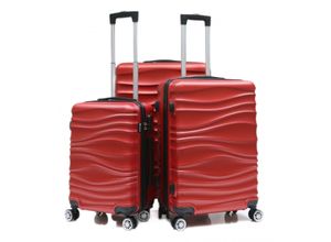 4255698216301 - Reisekoffer Koffer 3 tlg Hartschale Trolley Set Kofferset Handgepäck Gepäck Reisetasche ABS-04