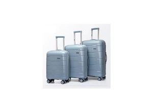 4255698218435 - 3 tlg Hartschale Trolley Set Kofferset Reisekoffer