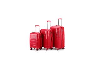 4255698218442 - 3 tlg Hartschale Trolley Set Kofferset Reisekoffer