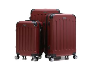 4255698221541 - Reisekoffer Koffer 3 tlg Hartschale Trolley Set Kofferset Handgepäck Gepäck Reisetasche