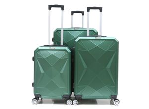 4255698221855 - Reisekoffer ABS-03 Koffer 3-teilig Hartschale Trolley Set Kofferset Handgepäck Gepäck Reisetasche