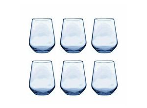 4255698223170 - Allegra Trinkgläser Türkis 6er set Mini-Wassergläser 115cc - Pasabahce