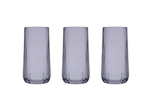 4255698223187 - 420695 Nova Trinkglas Su Bardagi 3-teilig 360ML Grau Cocktailgläser Saftglas - Pasabahce