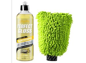 4255698223798 - Shinychiefs - perfect wash - glanzshampoo 500ml + wash wormy green set