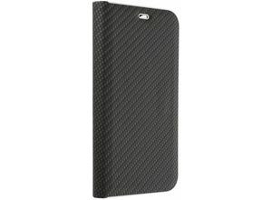 4255698229080 - Cofi 1453 - Luna Buch Carbon Hülle Tasche kompatibel mit für iPhone 15