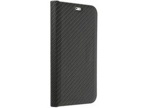 4255698229110 - Cofi 1453 - Luna Buch Carbon Hülle Tasche kompatibel mit iPhone 15 Pro Max