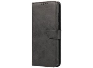 4255698233100 - Nexeri Wallet Magnet Case Buch Tasche Schutzhülle aufklappbare Hülle Standfunktion Zubehör kompatibel mit Oppo A78 Schwarz - Schwarz