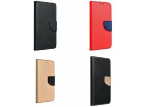 4255698234817 - Cofi 1453 - Fancy Buch Holster Tasche kompatibel mit Xiaomi Redmi Note 12s 4G Gold-Schwarz