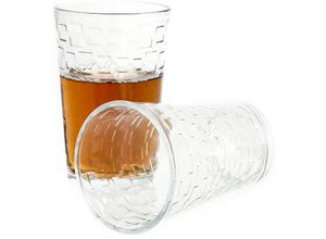 4255698234855 - 6er Set Teegläser Trinkglas Saftglas Wassergläser-Set aus Glas transparent - Almina