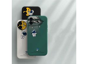 4255698235838 - Cofi 1453 - Hülle kompatibel mit iPhone 15 Pro Max Astronaut Nasa Handy-Hülle Creme