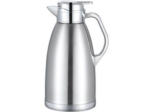 4255698238099 - Cheffinger - Thermoskanne 23L Isolierkanne Teekanne Thermosflasche Kaffeekanne Silber