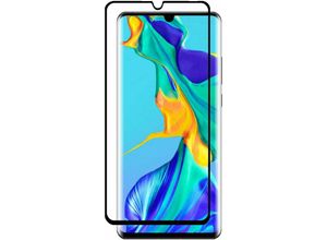 4255698242966 - - 5D Schutz Glas kompatibel mit Huawei P60 Pro Curved Folie Vollständig Klebend und Abdeckung