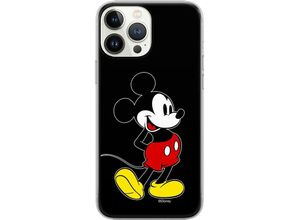 4255698243079 - - Handyhülle Cover Schutzhülle Mickey 027 Full Print kompatibel mit iPhone 15 Plus schwarz