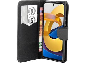 4255698246520 - Cofi 1453 - Buch Tasche Fancy kompatibel mit xiaomi redmi note 12s 4G Handy Hülle Etui Brieftasche Schutzhülle mit Standfunktion Kartenfach Schwarz