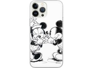 4255698246605 - - Handyhülle Mickey & Minnie 010 Full Print Weiß kompatibel mit iPhone 12 Pro