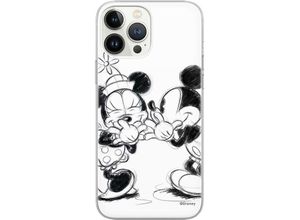 4255698246681 - - Handyhülle Mickey & Minnie 010 Full Print Weiß kompatibel mit iPhone 14 Pro