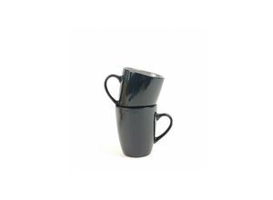 4255698248906 - MICHELINO 2-teiliges Kaffeebecher-Set – 300ml pro Becher stilvoll und praktisch Schwarz