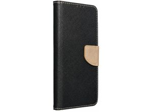 4255698249378 - Cofi 1453 - Buch Tasche Fancy kompatibel mit samsung galaxy S24 ultra Etui mit Standfunktion Kartenfach Schwarz-Gold - Schwarz