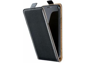 4255698250022 - Markenlos - Flip Case kompatibel mit Samsung Galaxy S24 Handy Tasche vertikal aufklappbar Schutzhülle Klapp Hülle schwarz