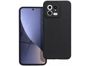 4255698254143 - Markenlos - Silikon Hülle Basic Matt kompatibel mit Xiaomi 14 Case tpu Soft Handy Cover Schutz in Schwarz - Transparent