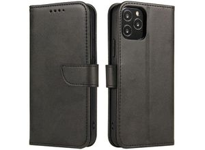 4255698254839 - Cofi 1453 - Premium Magnet Case Buch Tasche Schutzhülle aufklappbare Hülle Standfunktion Zubehör kompatibel mit honor 90 Schwarz - Schwarz