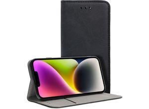 4255698262933 - Smart Magneto Hülle Magnet Standfunktion kompatibel mit Samsung Galaxy A05 schwarz