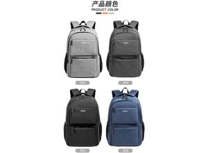 4255698264326 - Cofi 1453 - Rucksack Reisetasche mit 4 Fächer + 2 Seitentaschen 33x23x48 cm 17 Zoll Blau