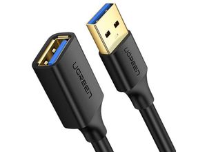 4255698274110 - Kabelverlängerungskabel usb 30 (weiblich) - usb 30 (männlich) Adapter 1m schwarz - Ugreen