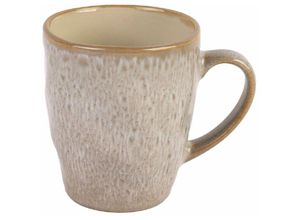 4255698281620 - Große Kaffeetasse Teetasse mit Henkel 400 ml Fassungsvermögen Beige