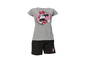 4255698287905 - Minnie Maus Shortama für Damen Bequemer Schlafanzug