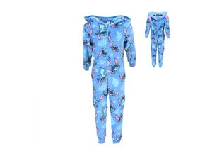 4255698288148 - Lilo & Stitch atmungsaktiver Korallen-Fleece Onesie Kinder