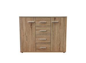 4255701926425 - Sideboard Nina mit 4 Schubladen Sonoma