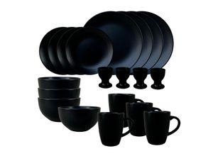 4255701932679 - Geschirrset 20-teilig Schwarz Antonia
