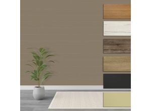 4255703114493 - Paneele s 104 m² mdf Holzpaneele Wandpaneele Wandverkleidung Holz Natur stoßfest Sandgrey 9 Paneele   104 m² - Grau - Hexim